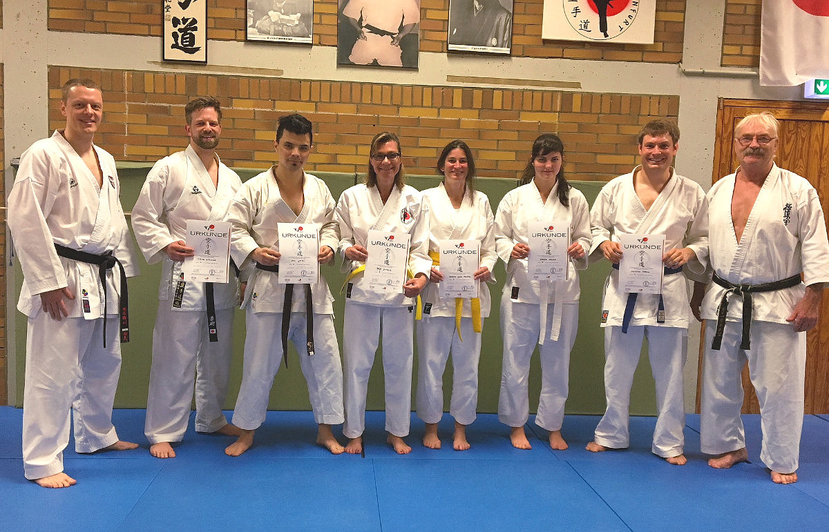 karate pruefung schweinfurt tg erwachsene 27.4.18