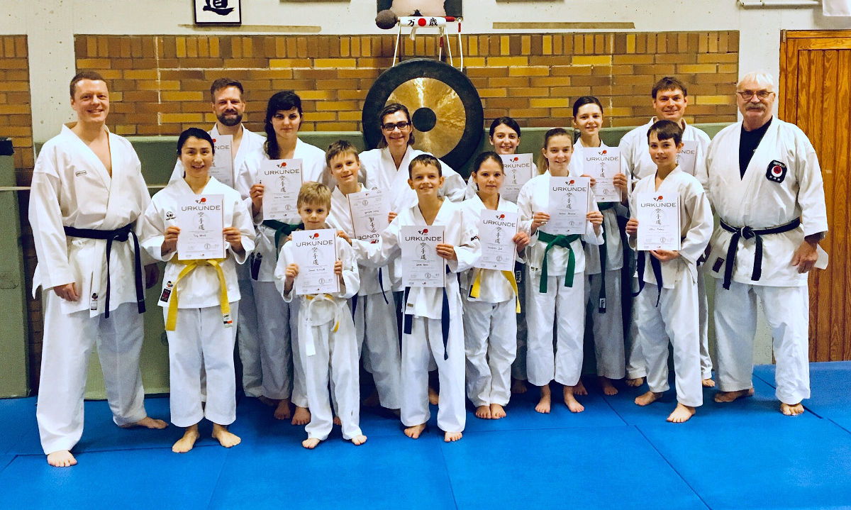 Karate Schweinfurt Gürtelprüfung Nov 2019